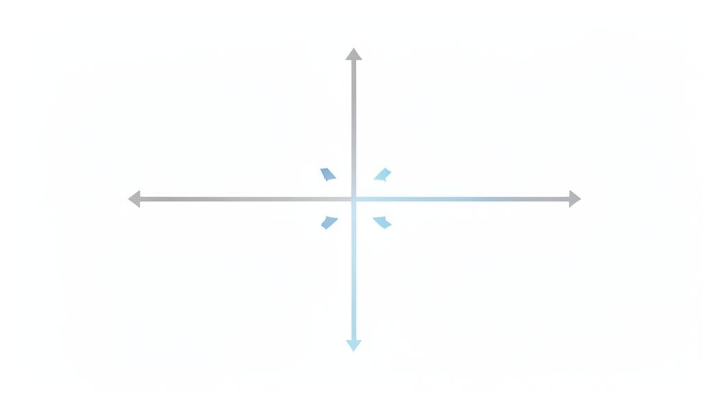 Strategic Tradeoffs app preview showing a four-quadrant matrix